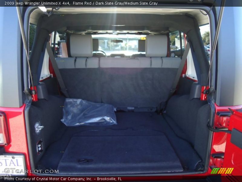 Flame Red / Dark Slate Gray/Medium Slate Gray 2009 Jeep Wrangler Unlimited X 4x4