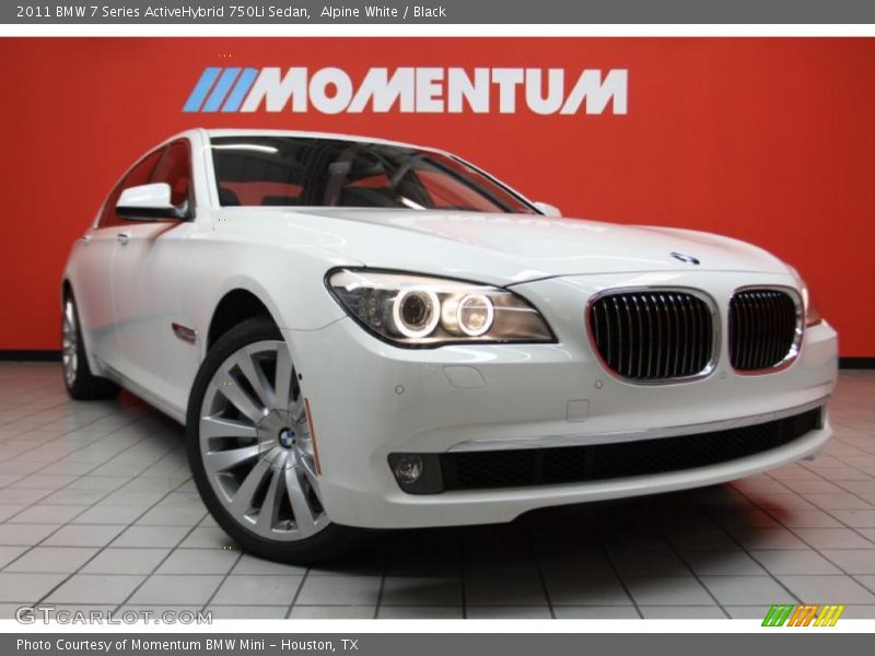 Alpine White / Black 2011 BMW 7 Series ActiveHybrid 750Li Sedan