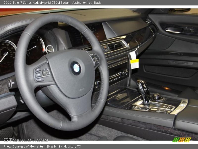 Black Interior - 2011 7 Series ActiveHybrid 750Li Sedan 