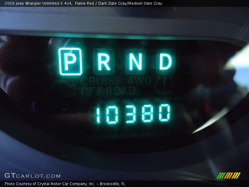 Flame Red / Dark Slate Gray/Medium Slate Gray 2009 Jeep Wrangler Unlimited X 4x4