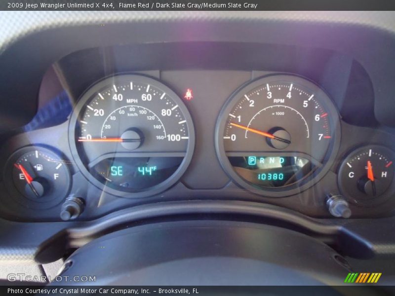 Flame Red / Dark Slate Gray/Medium Slate Gray 2009 Jeep Wrangler Unlimited X 4x4