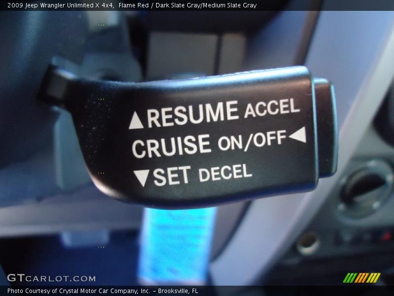 Flame Red / Dark Slate Gray/Medium Slate Gray 2009 Jeep Wrangler Unlimited X 4x4
