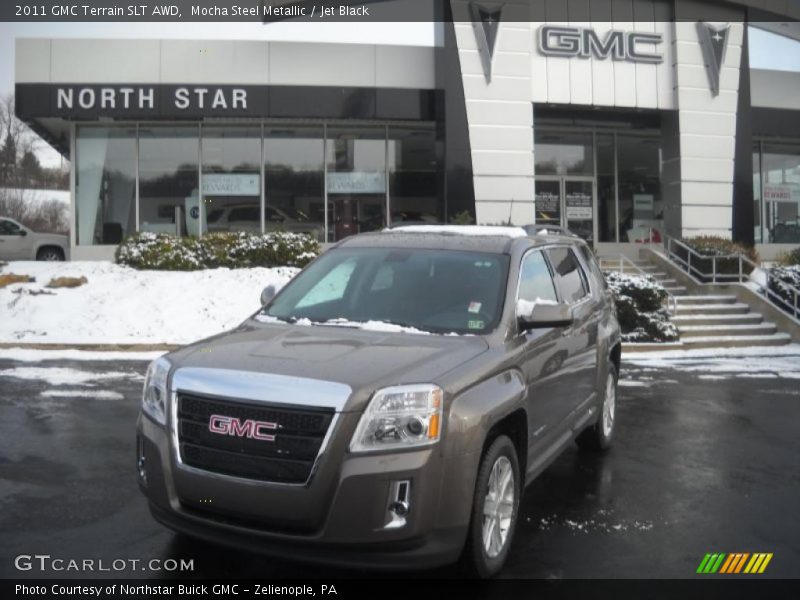 Mocha Steel Metallic / Jet Black 2011 GMC Terrain SLT AWD