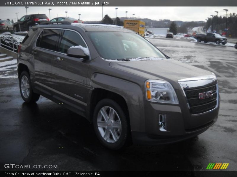 Mocha Steel Metallic / Jet Black 2011 GMC Terrain SLT AWD