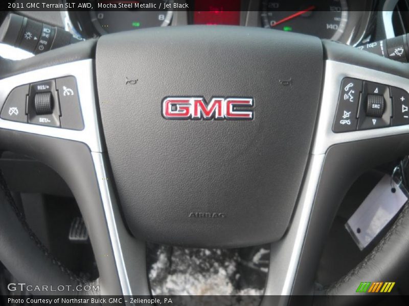Mocha Steel Metallic / Jet Black 2011 GMC Terrain SLT AWD