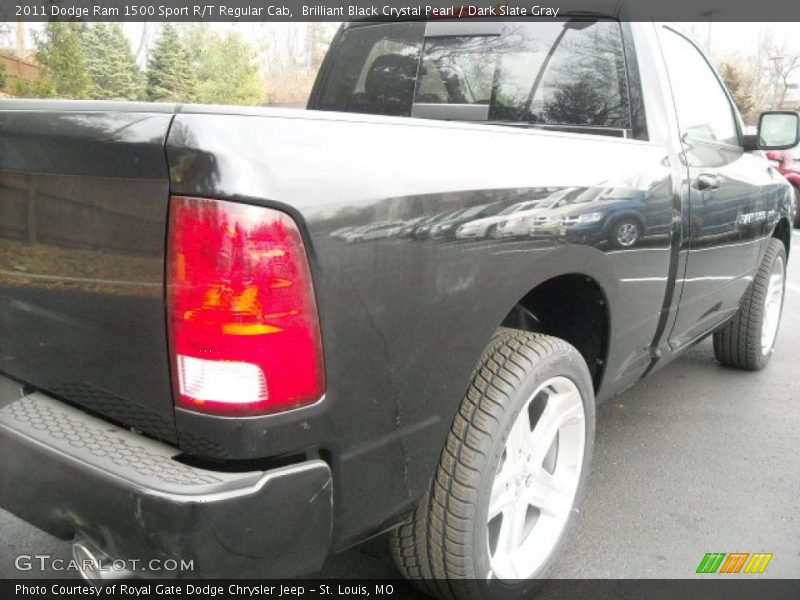 Brilliant Black Crystal Pearl / Dark Slate Gray 2011 Dodge Ram 1500 Sport R/T Regular Cab