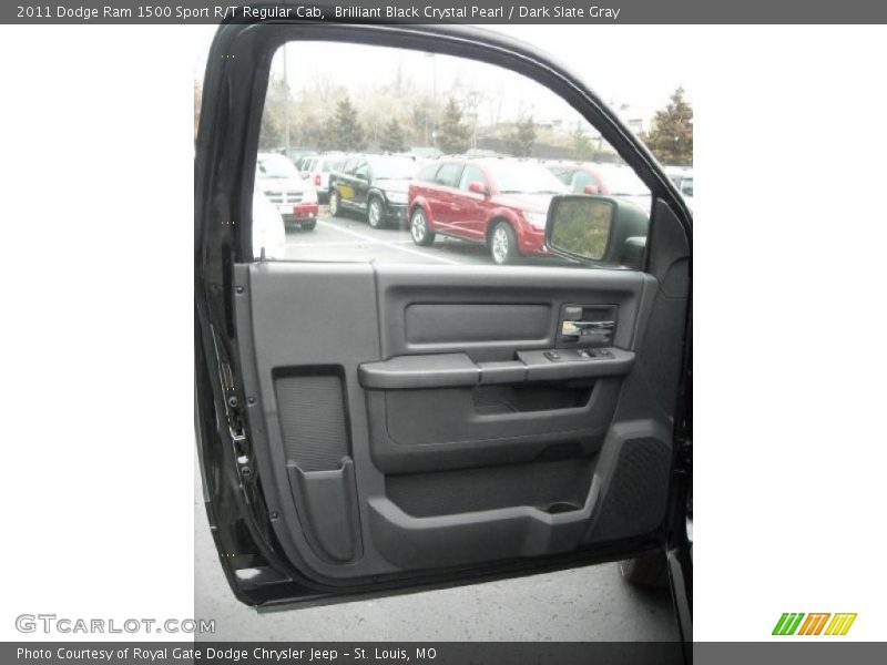 Brilliant Black Crystal Pearl / Dark Slate Gray 2011 Dodge Ram 1500 Sport R/T Regular Cab