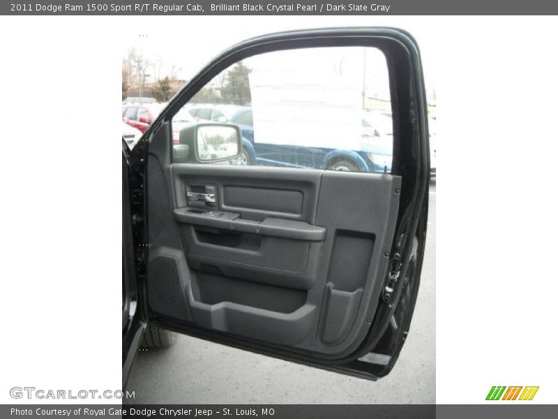 Brilliant Black Crystal Pearl / Dark Slate Gray 2011 Dodge Ram 1500 Sport R/T Regular Cab