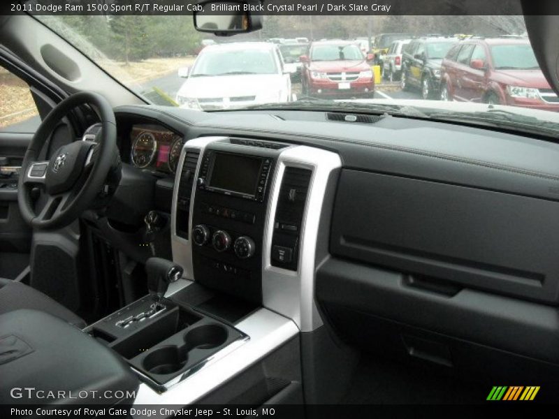 Brilliant Black Crystal Pearl / Dark Slate Gray 2011 Dodge Ram 1500 Sport R/T Regular Cab