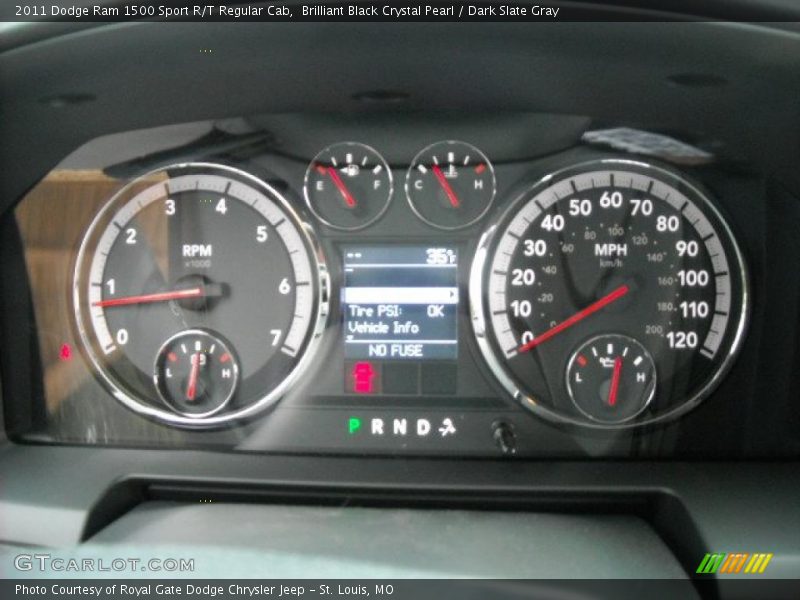  2011 Ram 1500 Sport R/T Regular Cab Sport R/T Regular Cab Gauges