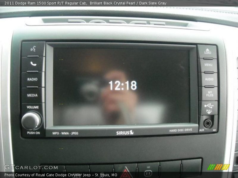 Brilliant Black Crystal Pearl / Dark Slate Gray 2011 Dodge Ram 1500 Sport R/T Regular Cab