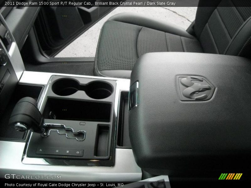 Brilliant Black Crystal Pearl / Dark Slate Gray 2011 Dodge Ram 1500 Sport R/T Regular Cab