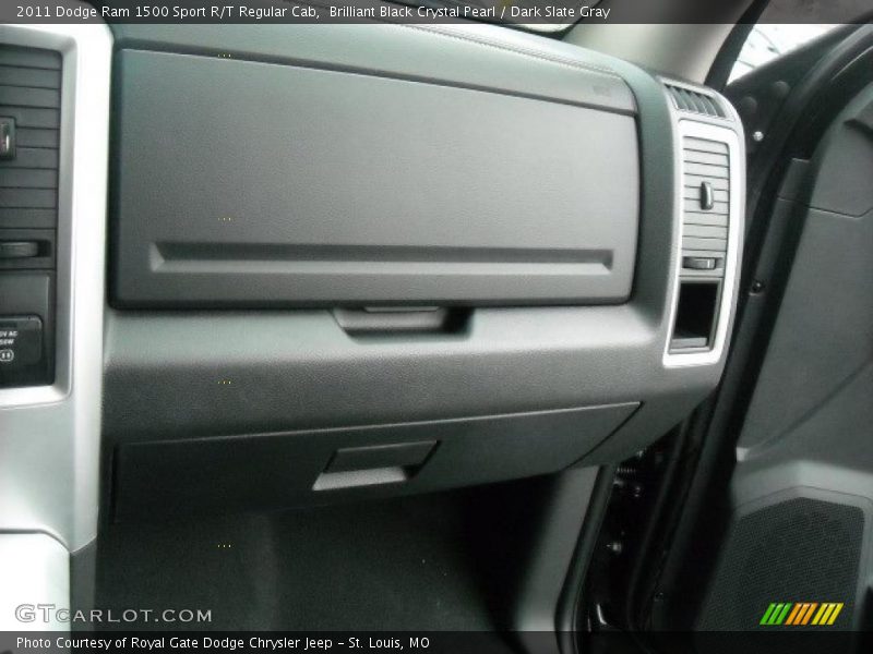 Brilliant Black Crystal Pearl / Dark Slate Gray 2011 Dodge Ram 1500 Sport R/T Regular Cab
