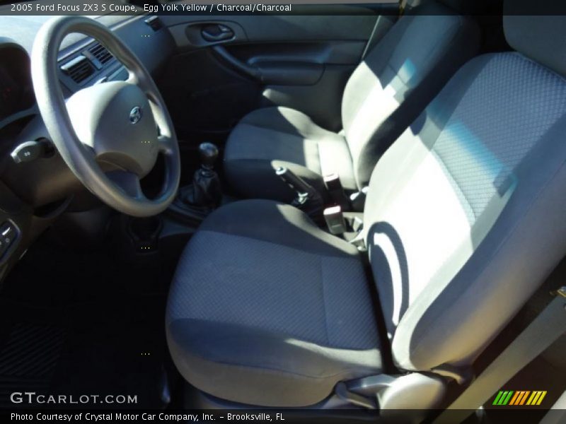 Egg Yolk Yellow / Charcoal/Charcoal 2005 Ford Focus ZX3 S Coupe