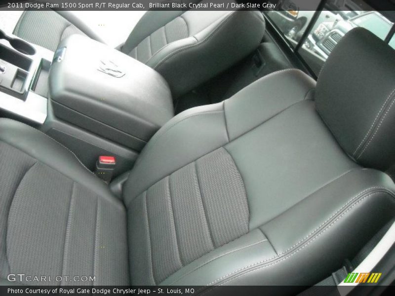 Brilliant Black Crystal Pearl / Dark Slate Gray 2011 Dodge Ram 1500 Sport R/T Regular Cab