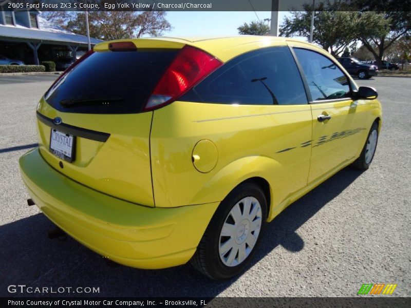 Egg Yolk Yellow / Charcoal/Charcoal 2005 Ford Focus ZX3 S Coupe