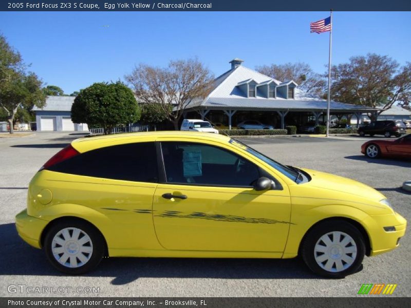 Egg Yolk Yellow / Charcoal/Charcoal 2005 Ford Focus ZX3 S Coupe