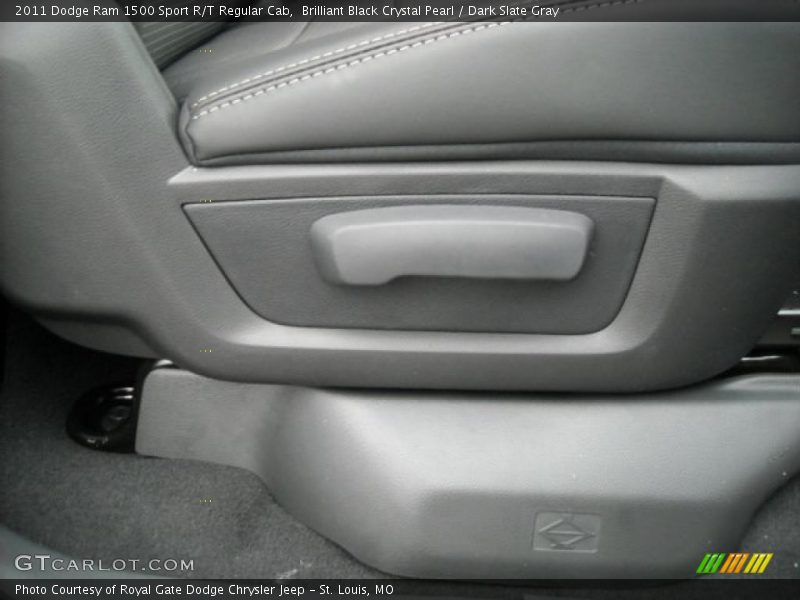 Brilliant Black Crystal Pearl / Dark Slate Gray 2011 Dodge Ram 1500 Sport R/T Regular Cab