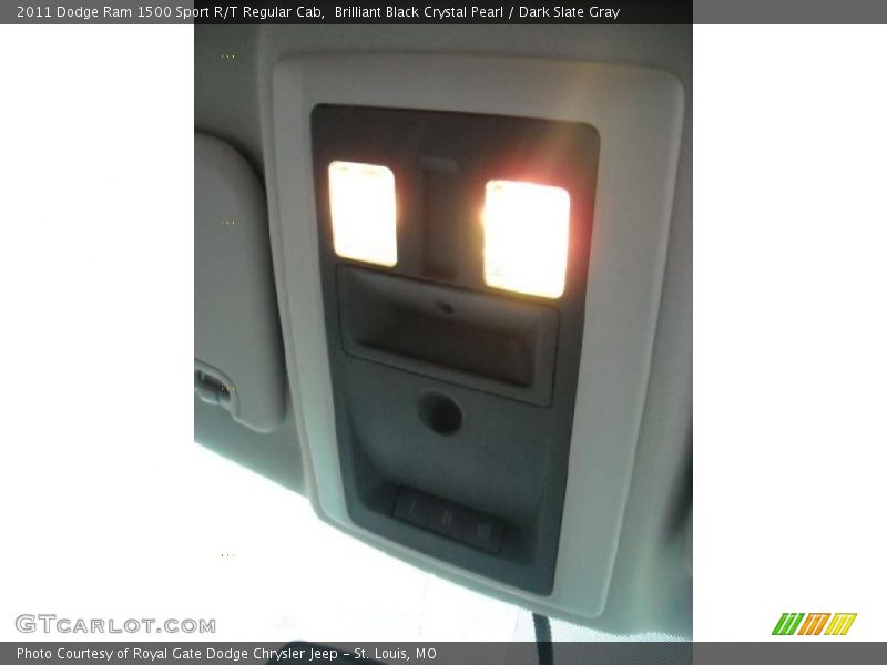 Brilliant Black Crystal Pearl / Dark Slate Gray 2011 Dodge Ram 1500 Sport R/T Regular Cab