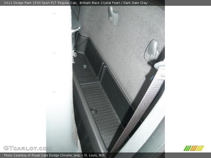 Brilliant Black Crystal Pearl / Dark Slate Gray 2011 Dodge Ram 1500 Sport R/T Regular Cab