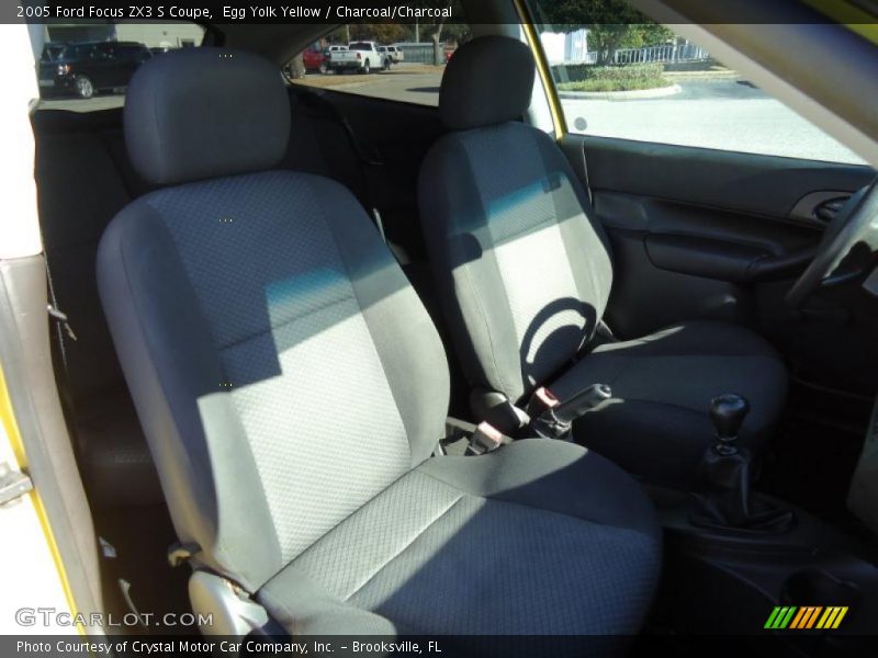 Egg Yolk Yellow / Charcoal/Charcoal 2005 Ford Focus ZX3 S Coupe