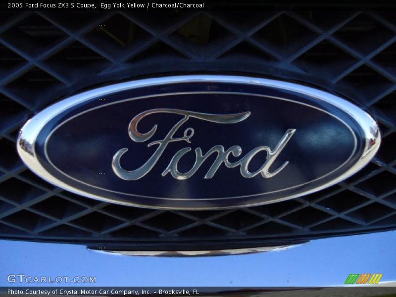 Egg Yolk Yellow / Charcoal/Charcoal 2005 Ford Focus ZX3 S Coupe