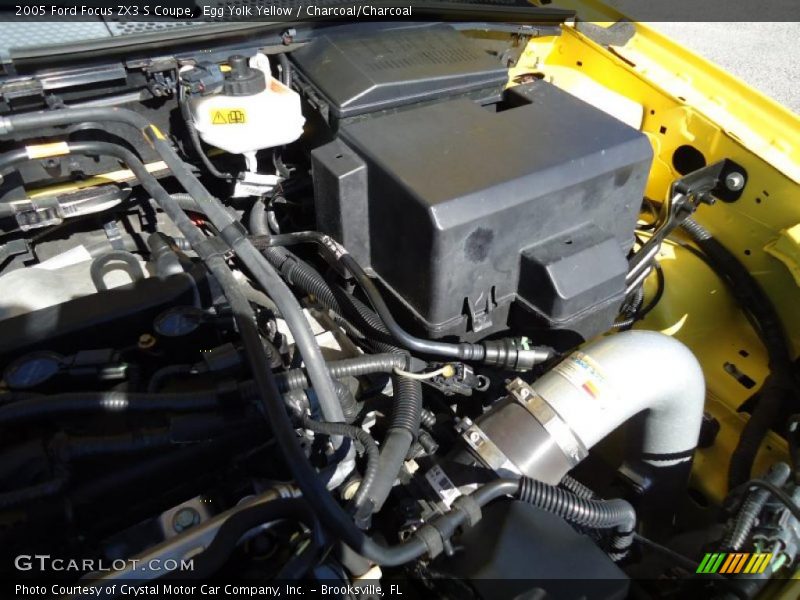 Egg Yolk Yellow / Charcoal/Charcoal 2005 Ford Focus ZX3 S Coupe