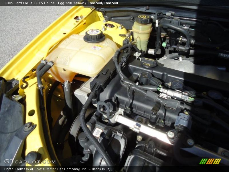 Egg Yolk Yellow / Charcoal/Charcoal 2005 Ford Focus ZX3 S Coupe