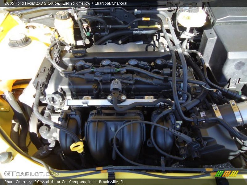 Egg Yolk Yellow / Charcoal/Charcoal 2005 Ford Focus ZX3 S Coupe