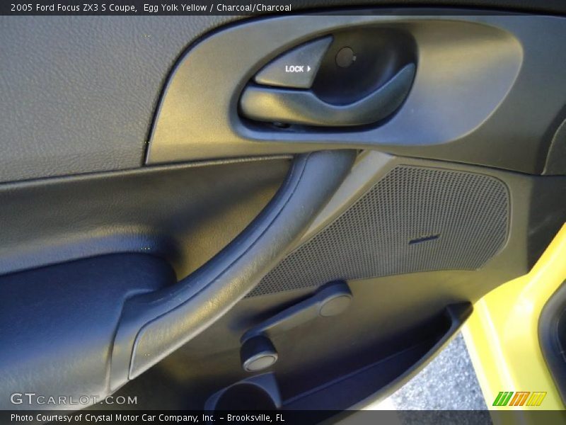 Egg Yolk Yellow / Charcoal/Charcoal 2005 Ford Focus ZX3 S Coupe