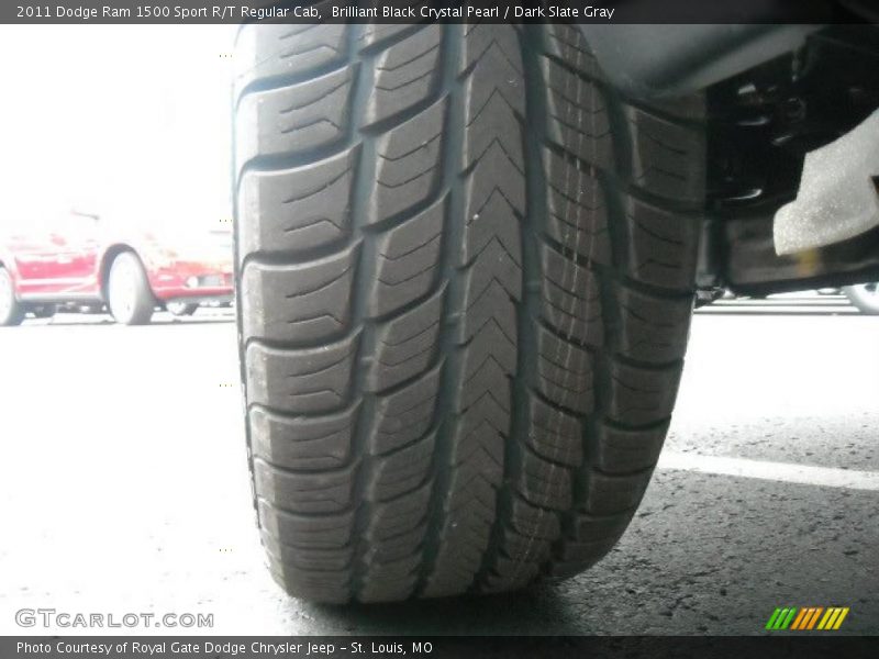 Brilliant Black Crystal Pearl / Dark Slate Gray 2011 Dodge Ram 1500 Sport R/T Regular Cab