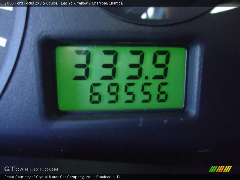 Egg Yolk Yellow / Charcoal/Charcoal 2005 Ford Focus ZX3 S Coupe