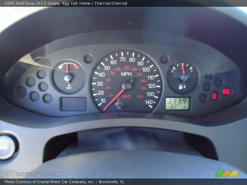 Egg Yolk Yellow / Charcoal/Charcoal 2005 Ford Focus ZX3 S Coupe