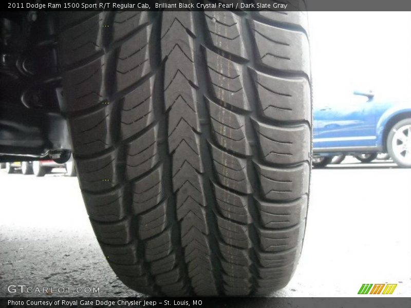 Brilliant Black Crystal Pearl / Dark Slate Gray 2011 Dodge Ram 1500 Sport R/T Regular Cab