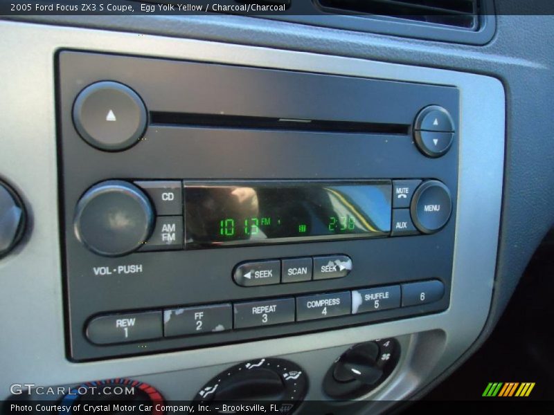 Egg Yolk Yellow / Charcoal/Charcoal 2005 Ford Focus ZX3 S Coupe