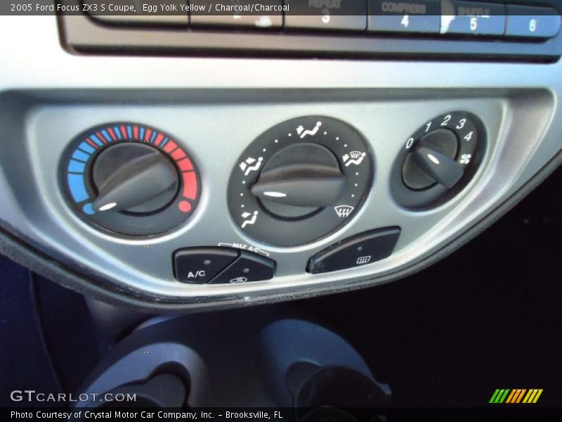 Egg Yolk Yellow / Charcoal/Charcoal 2005 Ford Focus ZX3 S Coupe