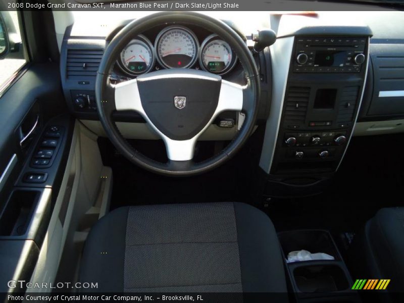 Marathon Blue Pearl / Dark Slate/Light Shale 2008 Dodge Grand Caravan SXT