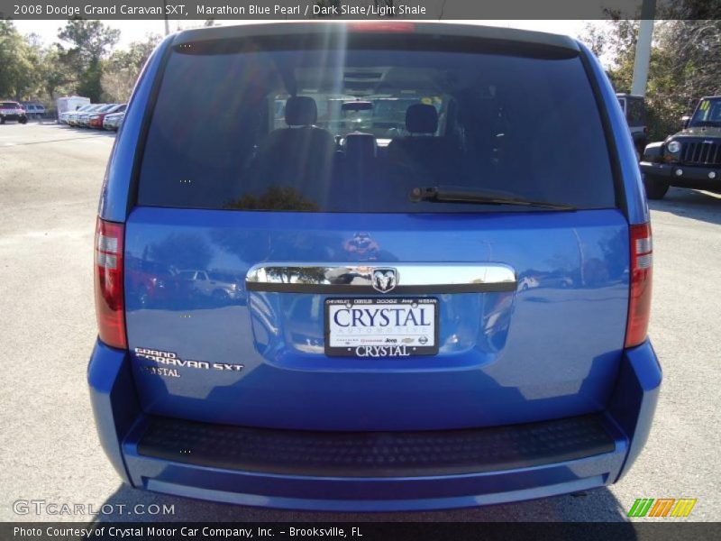 Marathon Blue Pearl / Dark Slate/Light Shale 2008 Dodge Grand Caravan SXT