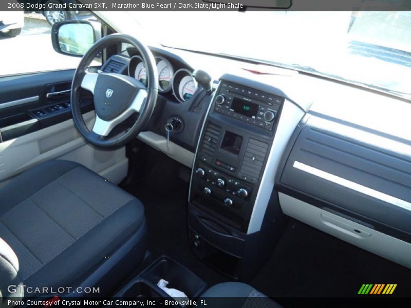 Marathon Blue Pearl / Dark Slate/Light Shale 2008 Dodge Grand Caravan SXT