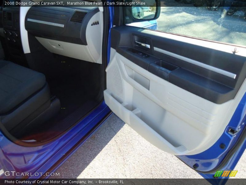 Marathon Blue Pearl / Dark Slate/Light Shale 2008 Dodge Grand Caravan SXT