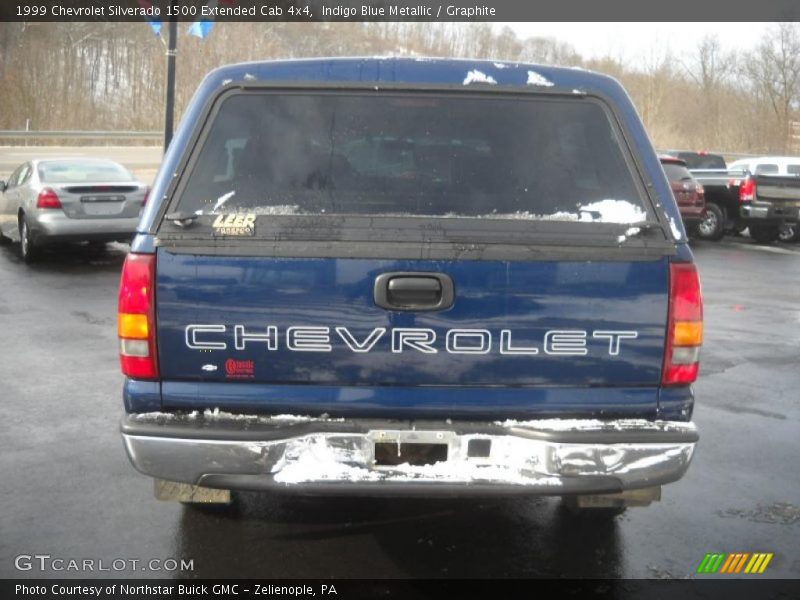 Indigo Blue Metallic / Graphite 1999 Chevrolet Silverado 1500 Extended Cab 4x4