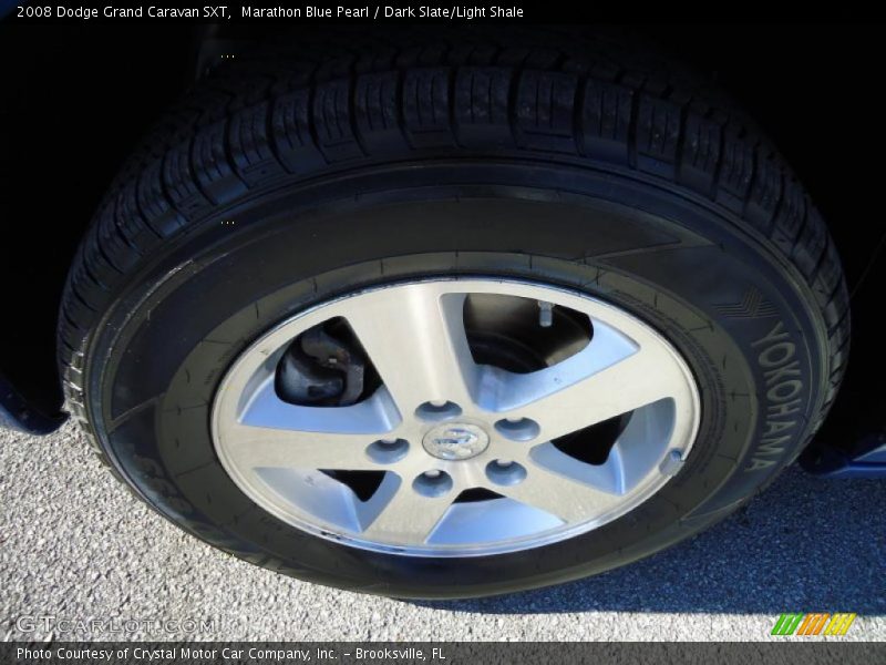 Marathon Blue Pearl / Dark Slate/Light Shale 2008 Dodge Grand Caravan SXT