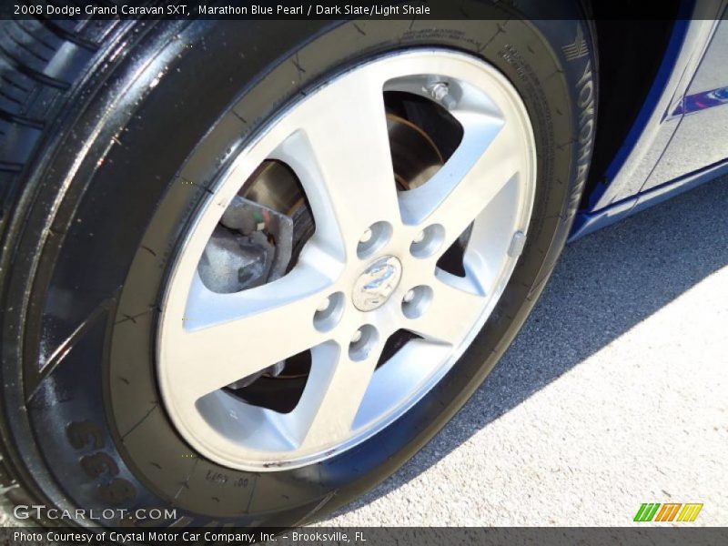 Marathon Blue Pearl / Dark Slate/Light Shale 2008 Dodge Grand Caravan SXT