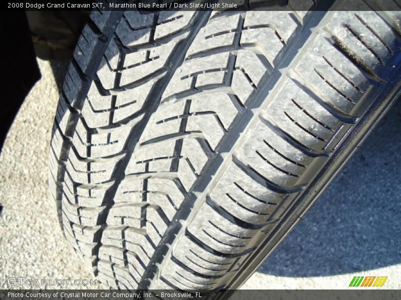 Marathon Blue Pearl / Dark Slate/Light Shale 2008 Dodge Grand Caravan SXT