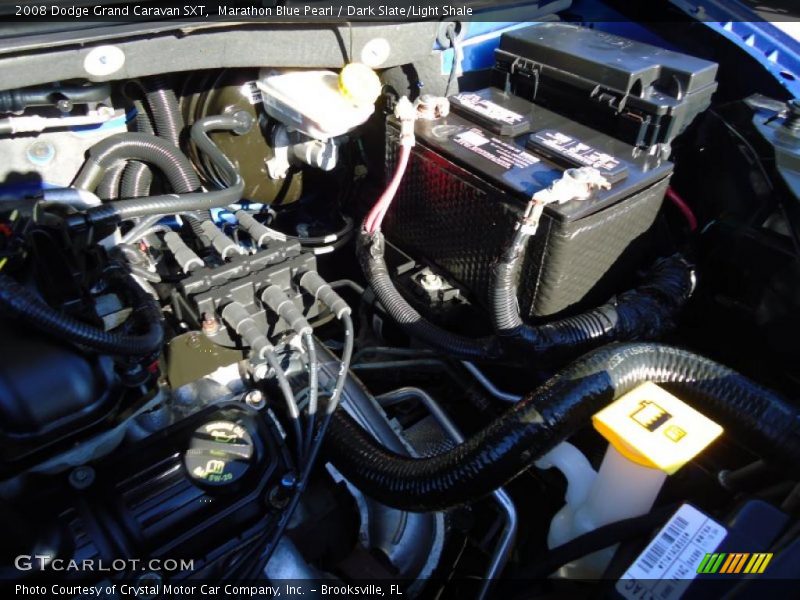 Marathon Blue Pearl / Dark Slate/Light Shale 2008 Dodge Grand Caravan SXT