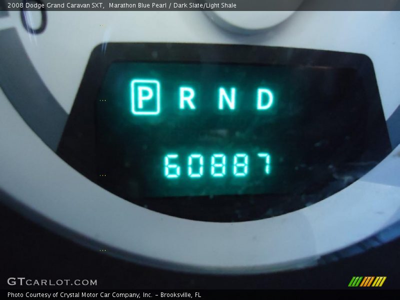 Marathon Blue Pearl / Dark Slate/Light Shale 2008 Dodge Grand Caravan SXT