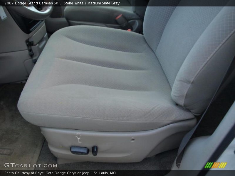 Stone White / Medium Slate Gray 2007 Dodge Grand Caravan SXT