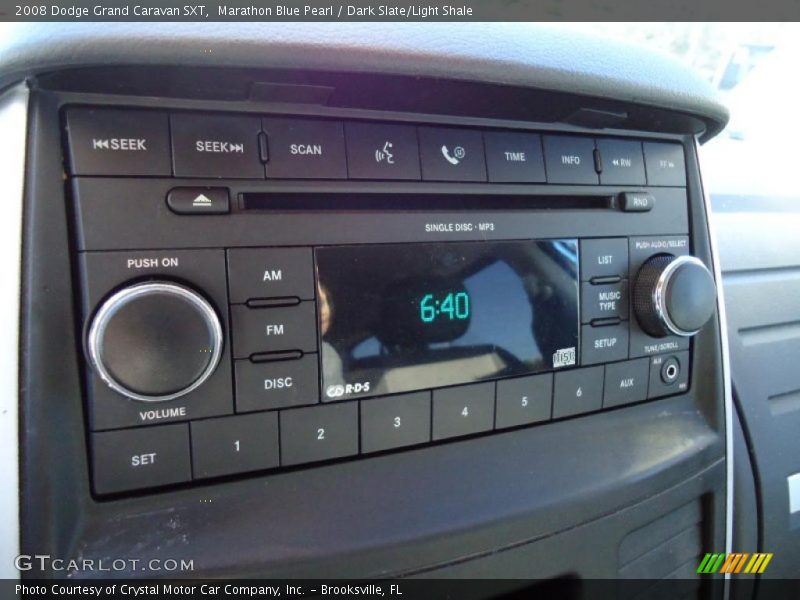 Marathon Blue Pearl / Dark Slate/Light Shale 2008 Dodge Grand Caravan SXT