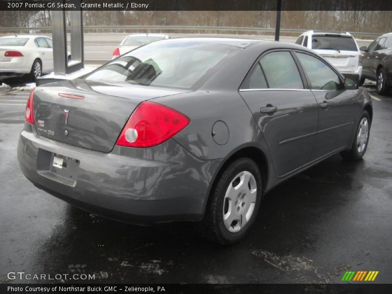 Granite Metallic / Ebony 2007 Pontiac G6 Sedan