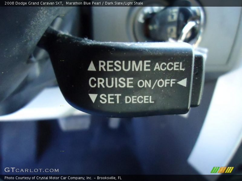 Marathon Blue Pearl / Dark Slate/Light Shale 2008 Dodge Grand Caravan SXT